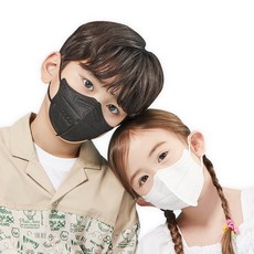 아이코코 KFAD 비말차단 유아 마스크 새부리형 프리미엄 25매 소형 중형 대형, 25매입, 대형XL, 블랙, 1개, 블랙(대형XL)