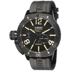 U-BOAT 유보트 쏘메르소 블랙 DLC 46MM 9015