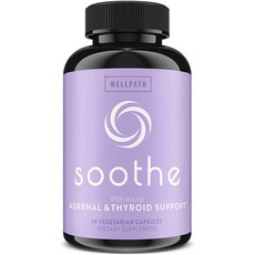 웰페스 WellPath Soothe 슈스 Thyroid 싸이로이드 Support Adrenal, 60정