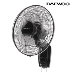 대우 40cm 5엽 벽걸이 선풍기 블랙 DEF-RW160MA