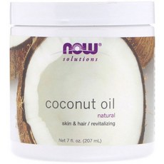 나우푸드 솔루션즈 코코넛 오일 Coconut Oil 7oz(207ml), 1개