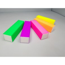 [1+1 행사] 컬러풀 샌딩블럭 네일재료 셀프네일, 2개