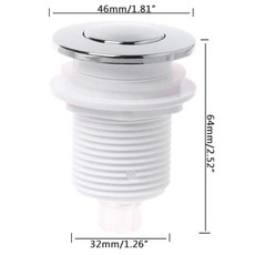 월풀욕조 공압스위치 38 or 46mm, 46mm 공압스위치, 1개