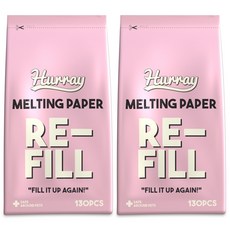 허레이 멜팅페이퍼 반려동물 물티슈 130매 동물용의약외품 인증, 130매 리필 2개, 2개
