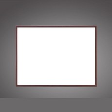 화이트보드(월넛) 120x180cm 대형 칠판 - 학원/회사용, 월넛우드