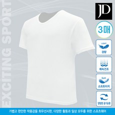 제임스딘 남 익사이팅 스포츠 반팔런닝 3매
