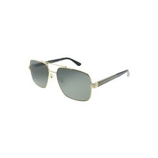 444859 / New Authentic Gucci GG0529S 001 Gold Metal Aviator Sunglasses Grey Lens