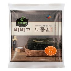 비비고 토종김 참기름 전장김 20g 15팩 씨제이 조미김 비비고 김 구운김, 15개