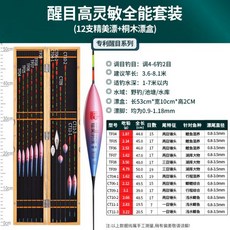  민물장찌 내림찌 중층 케이스 저부력 낚시용품 세트, 옵션01, 해외배송 