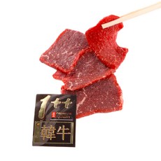 마장동 최상급 투뿔 한우 육사시미 600g 명가우리한우, 1개