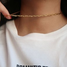 수앤진골드브릭체인목걸이
