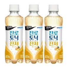 진로믹서 토닉워터 진저에일 제로 300ml 12펫, 12개