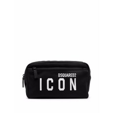 디스퀘어드2(DSQUARED2) 디스퀘어드2 로고 프린트 지퍼 트래블 파우치