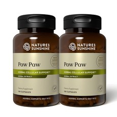 네이쳐스 선샤인 포포 포포셀 레그 아세토제닌 Natures Sunshine Paw Paw Cell Reg 180캡슐 2개, 1개, 기본