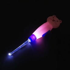 캐릭터 LED 귀후비개 어린이 귀이개 아동 동물 (WD21C4A), 1개, 1개입