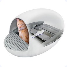 [ Cat'sEgg Ver.3 ] 고양이 화장실 자동 화장실 자동 고양이 용 적외선 센서 모래, 1개