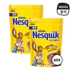 네슬레 [네슬레] 네스퀵 초콜릿맛 지퍼백 400g X 2개, 1개입