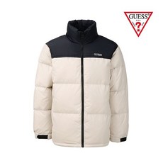 GUESS 배색 푸퍼 다운 MJ4W8895