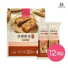 쥬비스다이어트 쥬비스 간편한상 밥바 120g x 12개입 맛선택 식이섬유 밥바, 3.간편한상 소불고기밥바(12개),상세 설명 참조, 12개