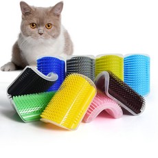 고양이 문지름 도구 고양이 가려움 고양이 얼굴 긁개 냥이 스크래쳐 스트레스풀기 장난감, 하늘, 1개