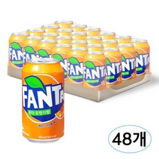 환타 제로 오렌지향 355ml 48캔, 48개