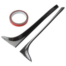 리어 윈도우 사이드 스포일러 윙 골프 7 GTD R 2014- 자동차 스타일링 미러 피팅 수정, 1개, 01 Carbon Fiber