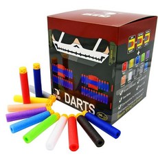 EKIND 와플 소프트 헤드 다트 200 Pcs 7.2cm 리필 폼 글 머리 기호 Nerf N-Strike Elite AccuStrike Guns, 08 ten colour_01 CHINA