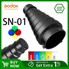 스누트 GODOX SN01 Bowens 마운트 대형 스튜디오 조명 피팅, 1개
