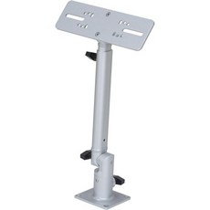 해상 전자 마운트 Fish Finder Bracket 높이 조절이 가능한 양극 산화 알루미늄 350도 회전 모니터 쉬운 설치 대부분의 모니터에 맞는 플레이트, 1개