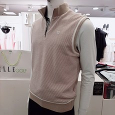  엘르골프 깔끔한스타일의 방풍반집업조끼 6I-75701820 