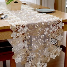 레이스장식장덮개