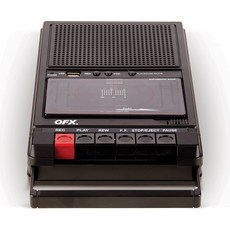 QFX 슈박스 카세트 테이프 레코더 USB 플레이어 RETRO-39 / QFX RETRO-39 Tape Recorder with USB
