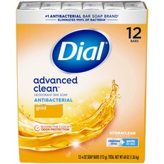 미국 다이알 비누 113 그램 X 12개입 골드 항균 어드밴스 클린 비누 Dial soap Advanced Clean 4oz X 12bars
