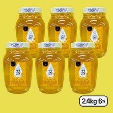 동화양봉 사양벌꿀, 2.4kg, 6개