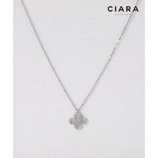 CIARA 14K Saviano 풀샤이닝 클로버벨 목걸이(GoldPlated)