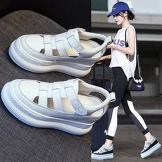 여성 키높이 웨지힐 샌들 통굽 2020 여름 펌프스 로마 송편 속굽 10cm