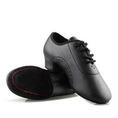 댄스화 남성용 라틴 댄스 슈즈 볼룸 탱고 남아용 스니커즈 재즈 16.5-26.5cm 스타일, 04 29, [01] Black