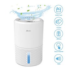 Acare 제습기 습기 공기 건조기 900ml 물 탱크 조용한 가정 지하실 욕실 옷장용, 01 white_05 JP