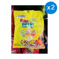 Colombina 콜롬비나 봉봉 붐버블팝 사우어캔디 170g 2팩 Bon bon boom bubble pops sour candy