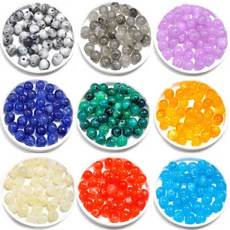 ALL 비드붐 비즈구슬 호마이카 마블볼 6mm 8mm 10mm 만들기재료 한팩, WD-25