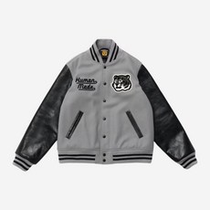 휴먼 메이드 바시티 자켓 그레이 Human Made Varsity Jacket Grey