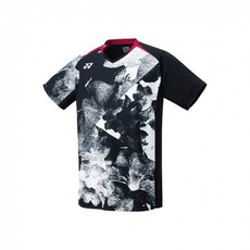 YONEX 남성용 23 FW 배드민턴 국가대표 반팔 티셔츠 10509EX BLACKROSE