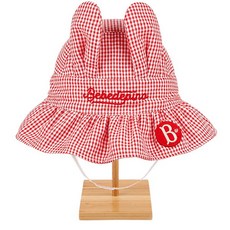 베베드피노_신상 깅엄체크베이비버니버킷햇 모자_BP42AH1701079459