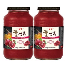 꽃샘 꿀석류차 1kg x 2개