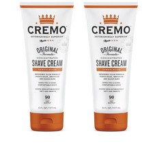 Cremo 바버 그레이드 샌달우드 면도 크림 6oz 2개 팩