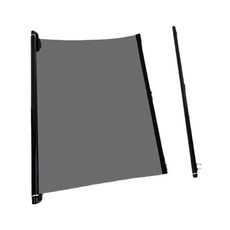 자동차 대형 트럭 전면 유리 개폐식 자외선 차단 필름 투명 햇빛 차단, 1개, 90x150cm 전면 레일 필름