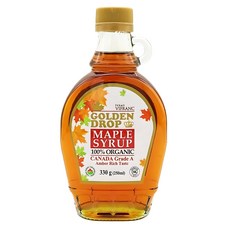 골든드롭 100% 유기농 메이플 시럽 캐나다 A등급 앰버리치, 250ml, 1개