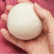 잉글랜드 건조기양모볼 건조기드라이볼 양모볼 드라이어볼, 화이트 3입
