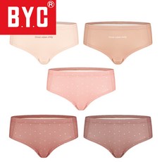 BYC 프리미엄 면스판/면팬티 성인 여학생 팬티 5p