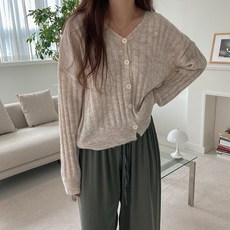 아워레가시모헤어가디건